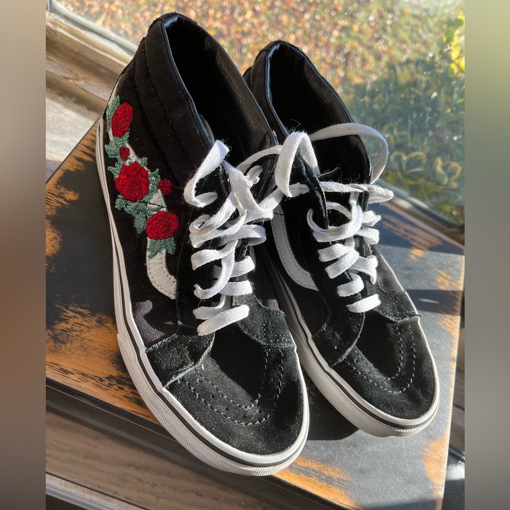 Vans Old Skool Rose And Thorns Midrise